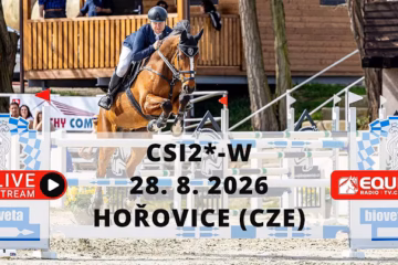 LIVE | skoky CSI Hořovice (CZE) – 28. 8. 2026