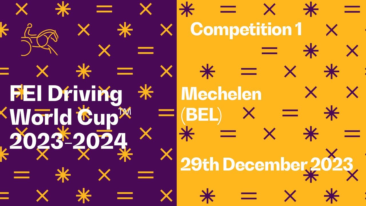 Competition 1 FEI Driving World Cup™ 20232024 Mechelen Total Horse