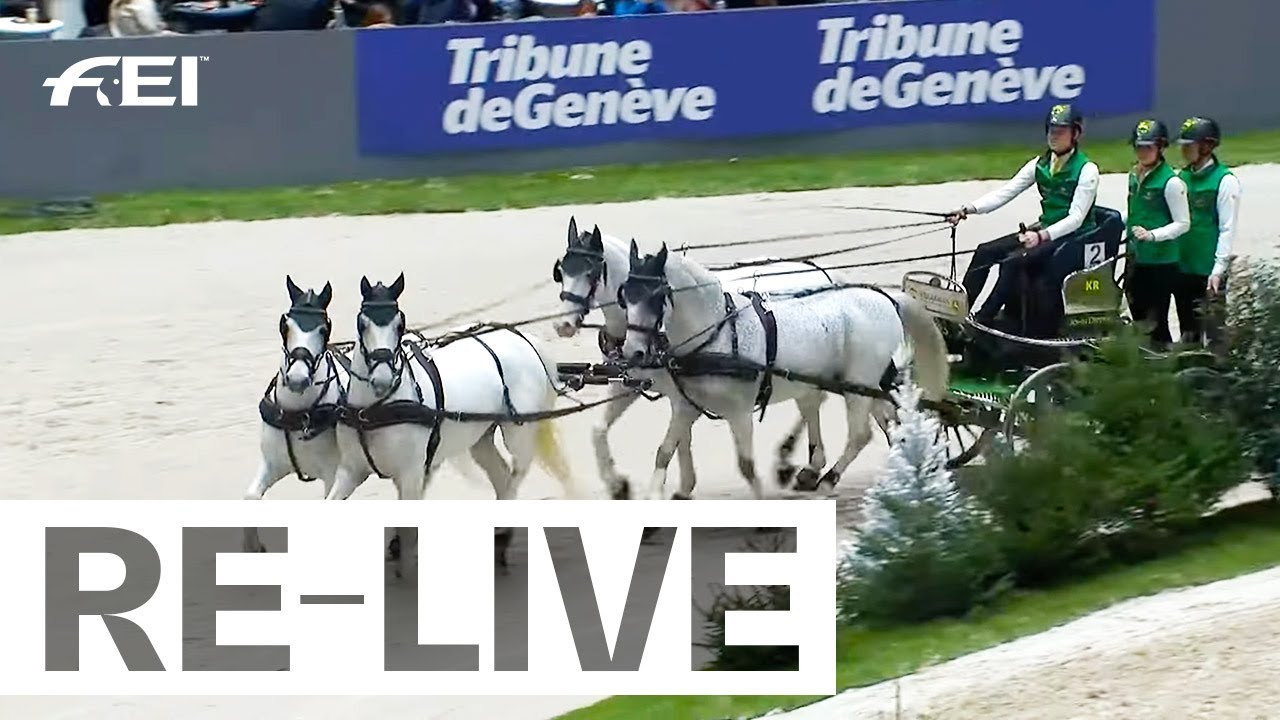 Competition 1 FEI Driving World Cup™ 20232024 Geneva Total Horse Channel Equestrian TV