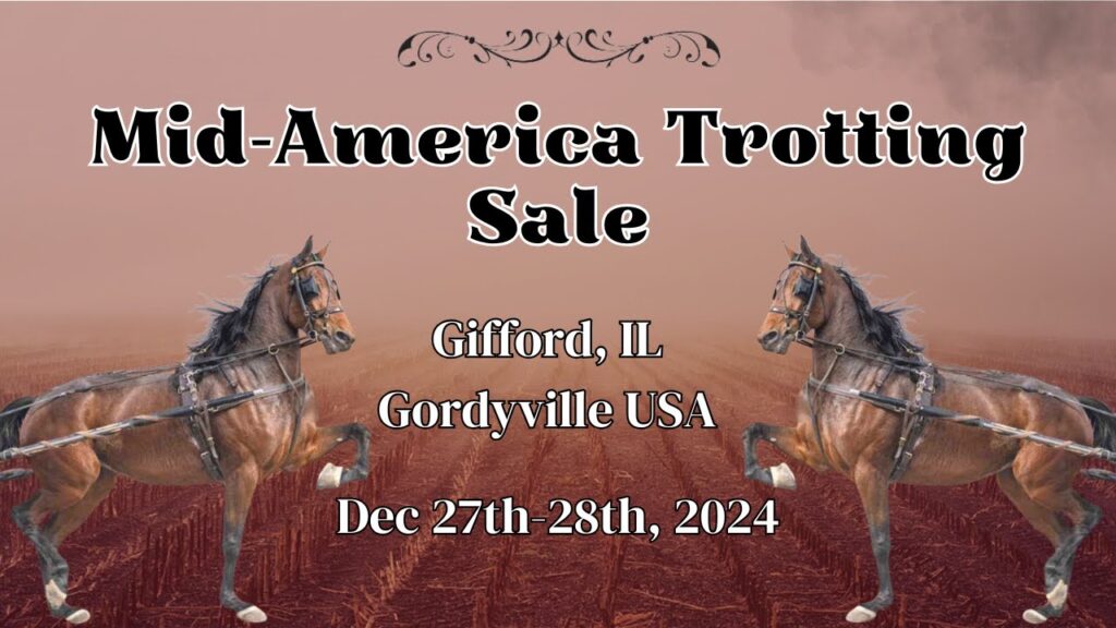 Driving of Sale Horses - 2024 Mid-America Trotting Sale