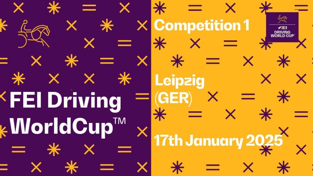 🔴 LIVE | Competition 1 - FEI Driving World Cup 2024/25 Leipzig