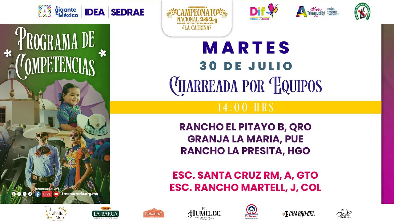 Nacional Charro Infantil 2024 D12 CH2 Total Horse Channel Equestrian TV