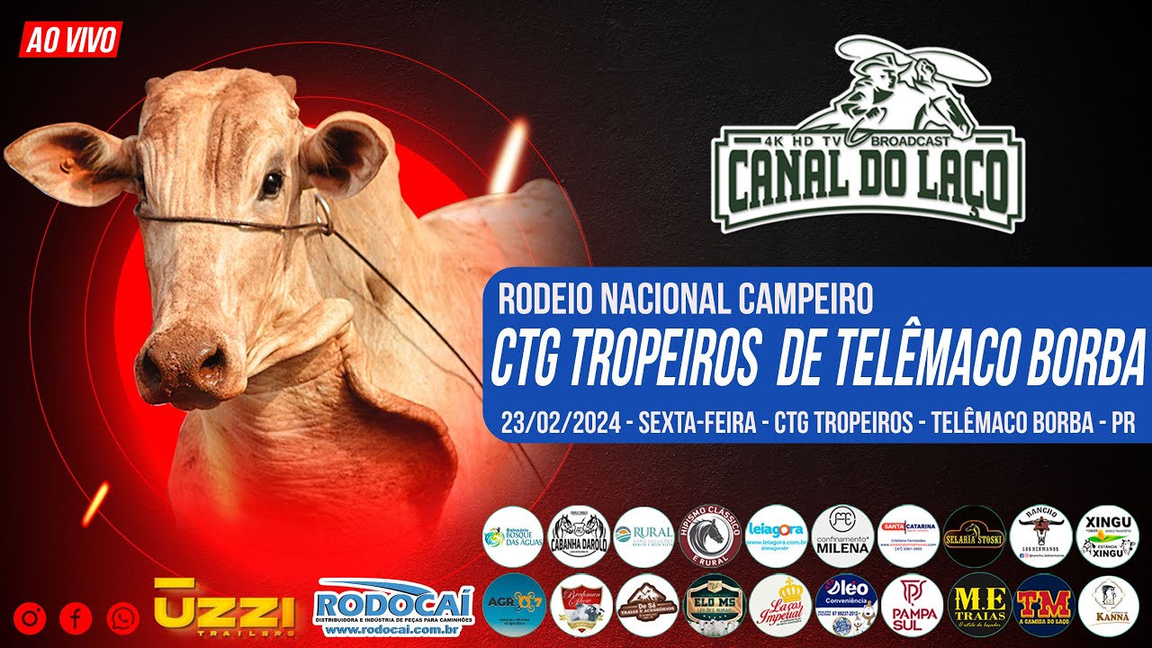 Rodeio Nacional Campeiro CTG Tropeiros de Telêmaco Borba – Telêmaco ...