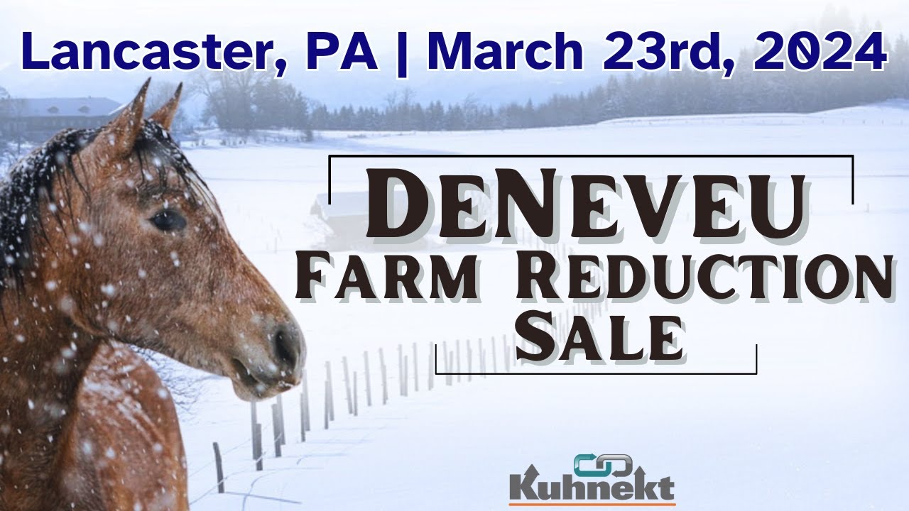 Stallion Presentation & Auction of Sale Lots 2024 De Neveu Farms Herd